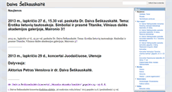 Desktop Screenshot of daiva.sargeliai.org