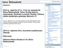 Tablet Screenshot of daiva.sargeliai.org